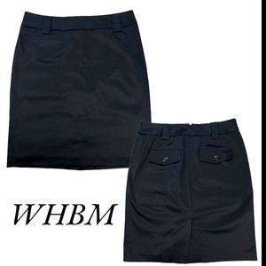 WHBM Split Back Pencil Skirt Sz 2